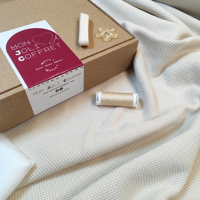 MON JOLI COFFRET- Sans Patron - " La (Sur)Chemise Cool" @patronsmoijecouds - Coffret  n°2 Gaufré