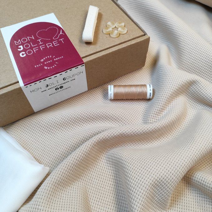 MON JOLI COFFRET- Sans Patron - " La (Sur)Chemise Cool" @patronsmoijecouds - Coffret  n°3 Gaufré