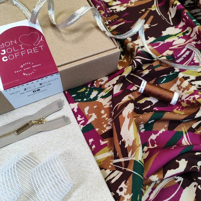 MON JOLI COFFRET- Sans Patron - " La Veste Bloomy" @patronsmoijecouds - Coffret  n°68