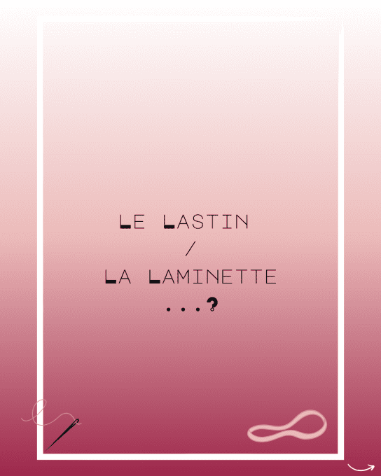 COMMENT DIFFERENCIER LE LASTIN DE LA LAMINETTE